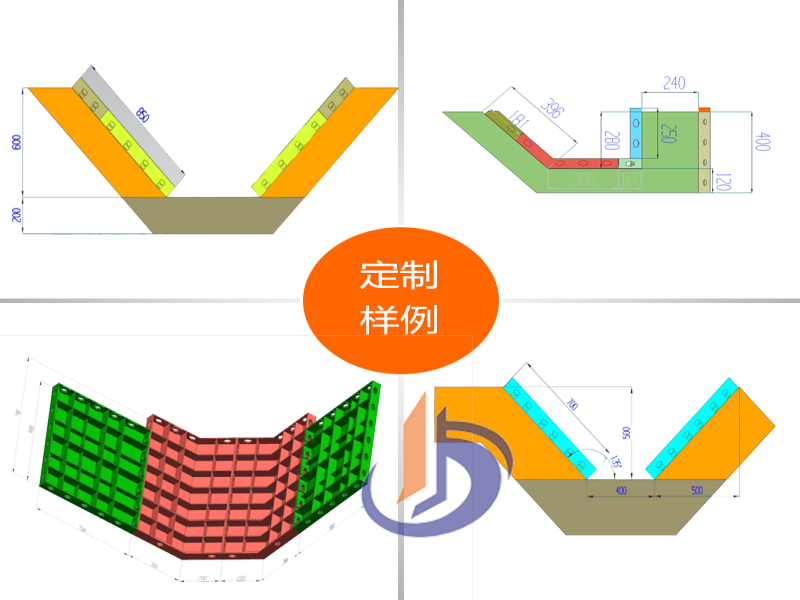 梯形水溝模板、塑鋼模具