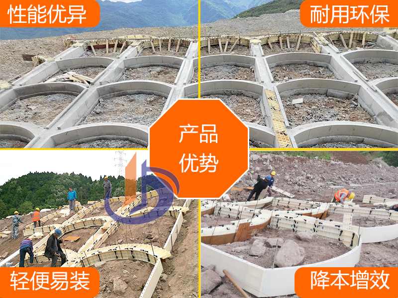 拱形骨架護(hù)坡要如何放線